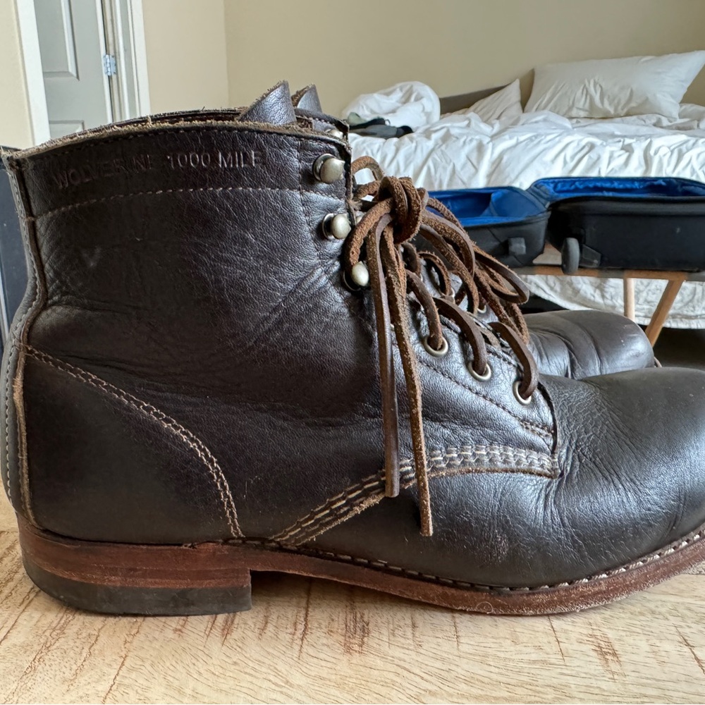 Wolverine Men's Brown Leather Boots